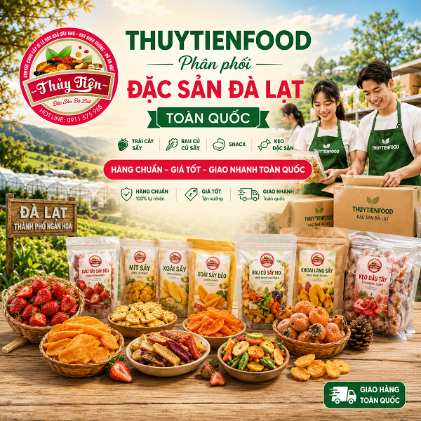 Sản phẩm trái cây sấy Thuỷ Tiên Food